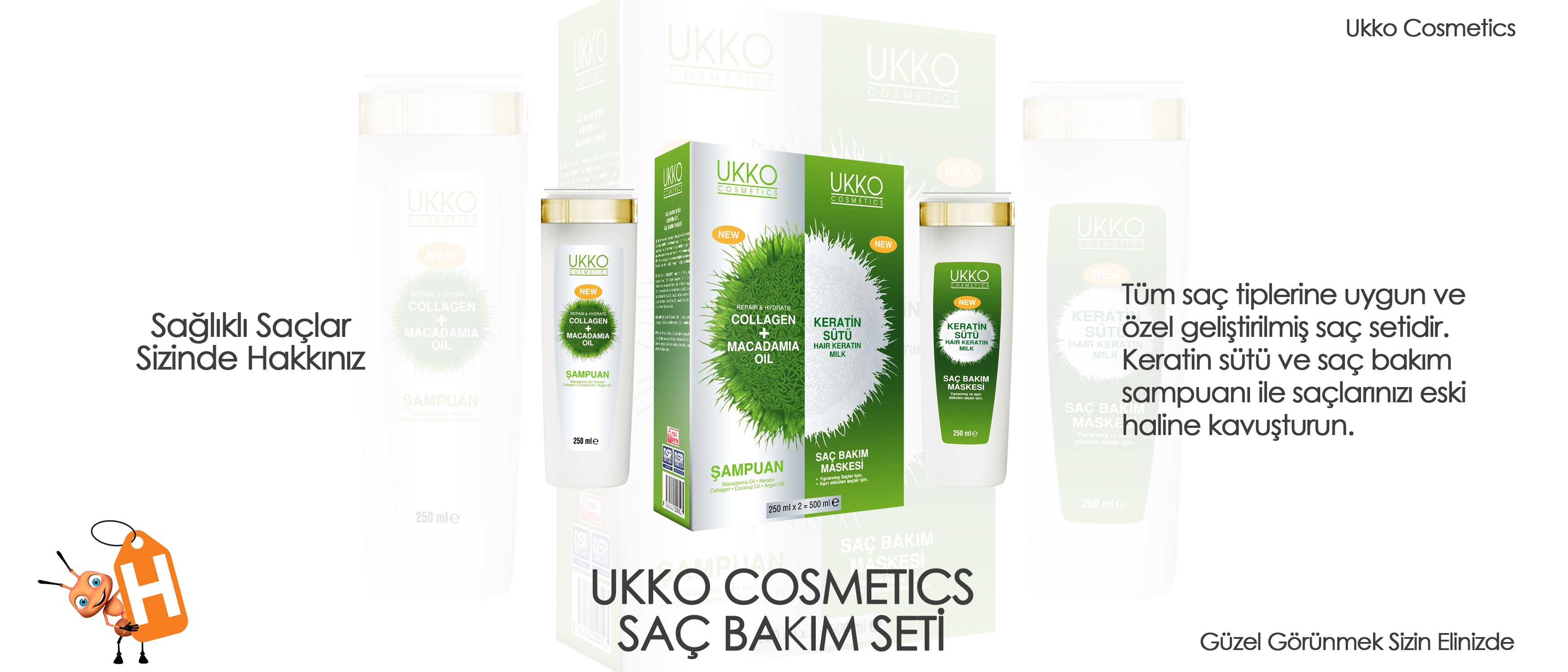 Ukko Cosmetics Şampuan Seti